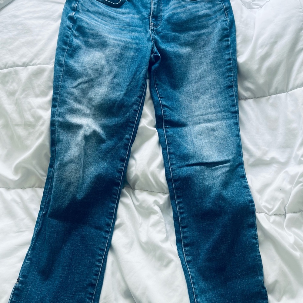 NYDJ Straight Leg Blue Jeans